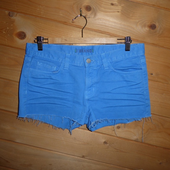 J Brand Cut Off Denim Jeans Shorts Blue Bonnet 27 - Picture 4 of 8